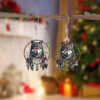 Wholesale Vintage Dreamcatcher Wolf Head Acrylic Earrings