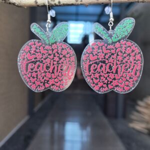 Rose red letter green leaves f402-2