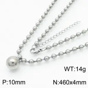 10mm Steel Necklace Kn234404-Z