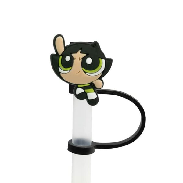 Wholesale DIY Soft Glue Cartoon Straw Straw Tube Cap OLY Exclusive