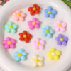 Wholesale Colorful Small Flowers with Holes Beads