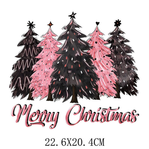 Wholesale Christmas series heat transfer stickers