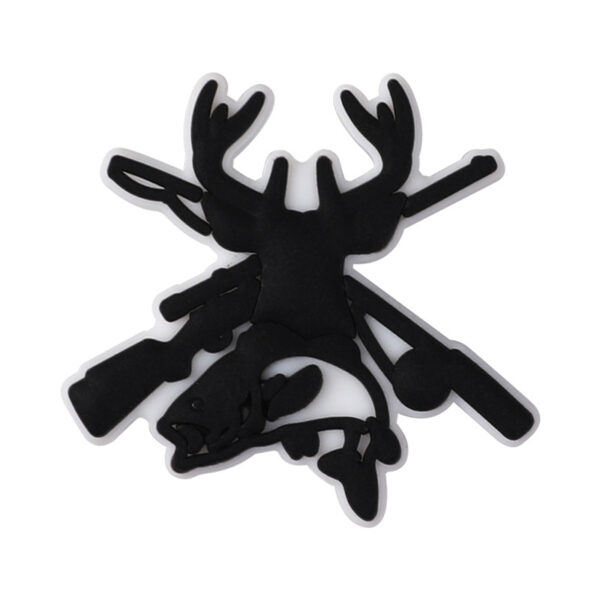 Wholesale 20pcs/pack of antler silicone beads for DIY straight hole beads