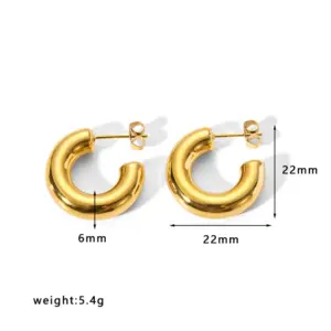 HF-E3132-Gold, small size / 18K