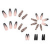 oly-d2c571164bca83a8ac39f98af1d18886 Wholesale Long Ballet Armor Wear Armor Wholesale Finished Manicure Pieces Foreign Trade Cross-border False Nail Patch Leopard Mysterious ill