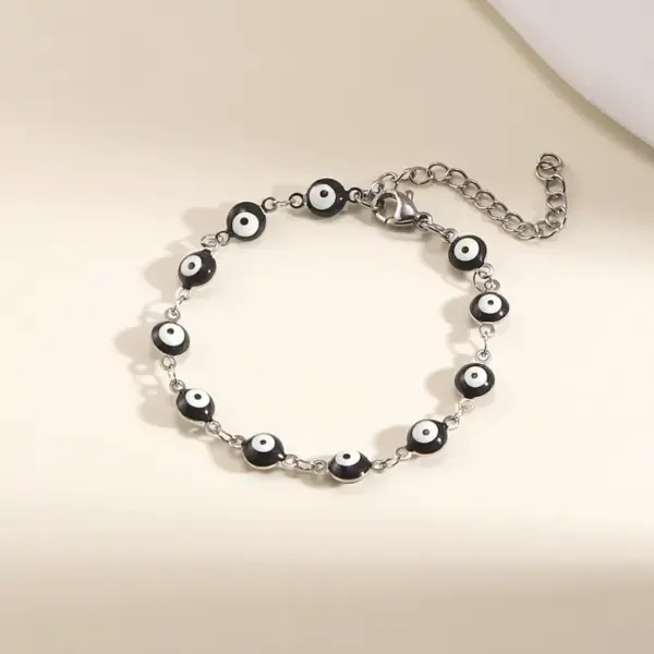 Wholesale Streetwear Eye 201 Stainless Steel Bracelets In Bulk