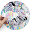 Wholesale 50 holographic laser graffiti colorful creative sticker