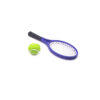 Wholesale 1:12 dollhouse accessories dollhouse simulation mini sports products tennis racket plus ball model tennis ball