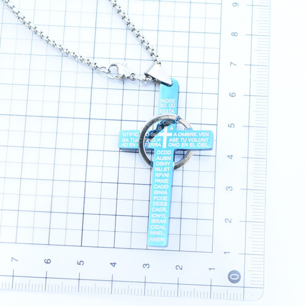 Wholesale Cross Necklace for Men, Stainless Steel