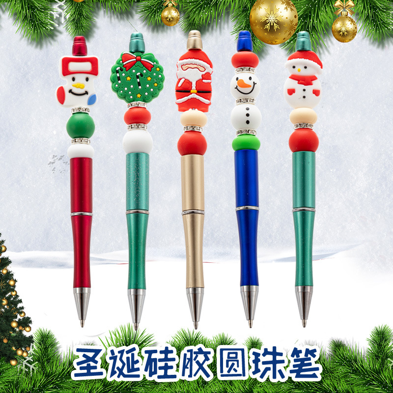 Wholesale beaded pens Christmas Bead Pen Creative DIY