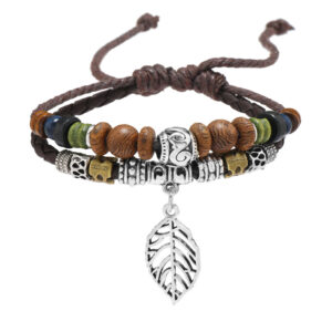 Type C- brown leather bracelet