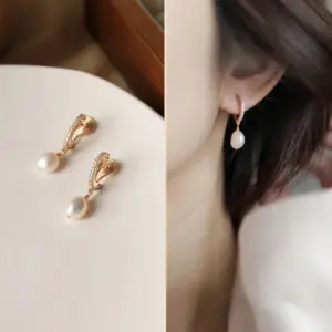 38# Baroque Freshwater Pearl (Auricular Needle Models) Copper Board