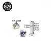 Wholesale Modern Style Sweet Titanium Alloy Heart-shaped Earrings And Lip-shaped Brooch Four-prong Zircon Fashion Jewelry Suitable For Men And Women