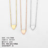 Wholesale St.Delan Fashion Love Necklace Women's Stainless Steel Short Clavicle Chain Necklace Wholesale Aliexpress Jewelry