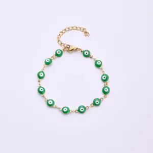 Apple Green Eyes (Golden) / 160+50mm / 1 Strand/Package