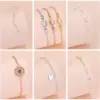 Wholesale Simple Style Geometric Heart Shape Copper Plating Bracelets 1 Piece