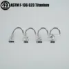 Wholesale 1 Piece Nose Rings & Studs Casual Hawaiian Tropical Geometric G23 Titanium Inlay Zircon Nose Rings & Studs Nose Pin