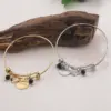 Wholesale PVD Coated 18K Gold Plated Letter Titanium Steel Fashion Waterproof Non Tarnish
