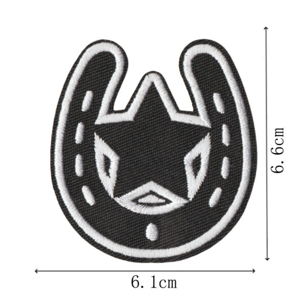 Wholesale Cartoon Cowboy Series Embroidered Fabric Patches Sports Decor Patch