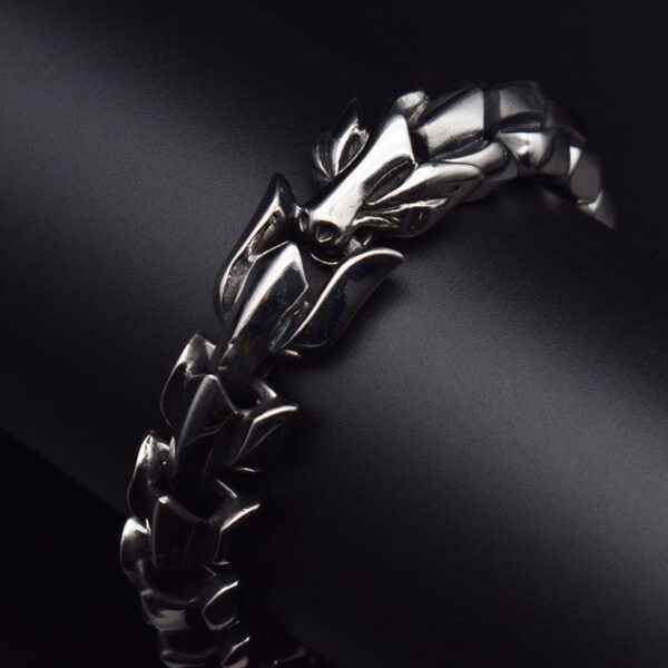 Wholesale Punk style men's keel chain titanium steel bracelet