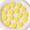 Wholesale Acrylic Cream Candy Color Small Flower Beads