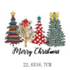 Wholesale Christmas Hot Stamping Spot Heat Transfer Pattern UV DTF Ready to Press Transfers Wraps