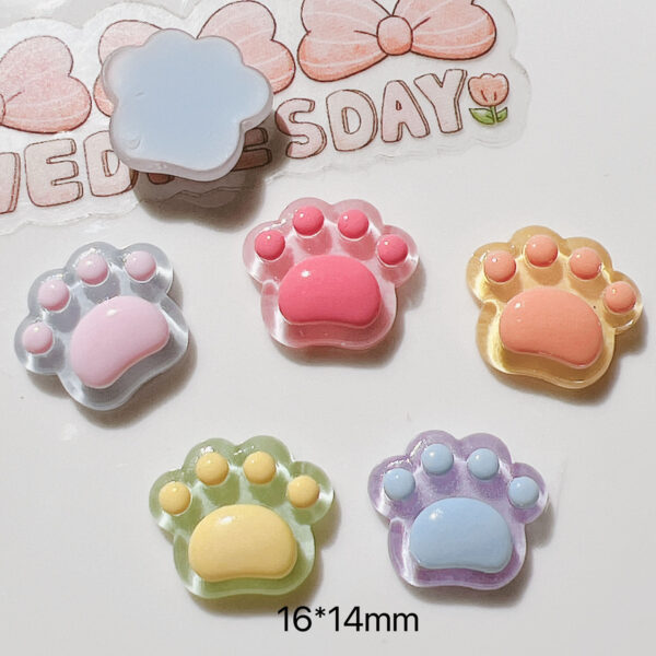 Wholesale Resin AccessoriesDIY Accessories Handmade Materials Shoe Buckles Hat Patch Cream Glue Mini Transparent Soles