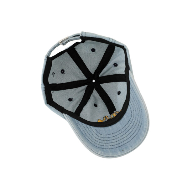 Wholesale Denim washed chilen's hat cartoon excavator embroidered peaked cap Spring and Autumn new boys and girls sunshade baseball cap