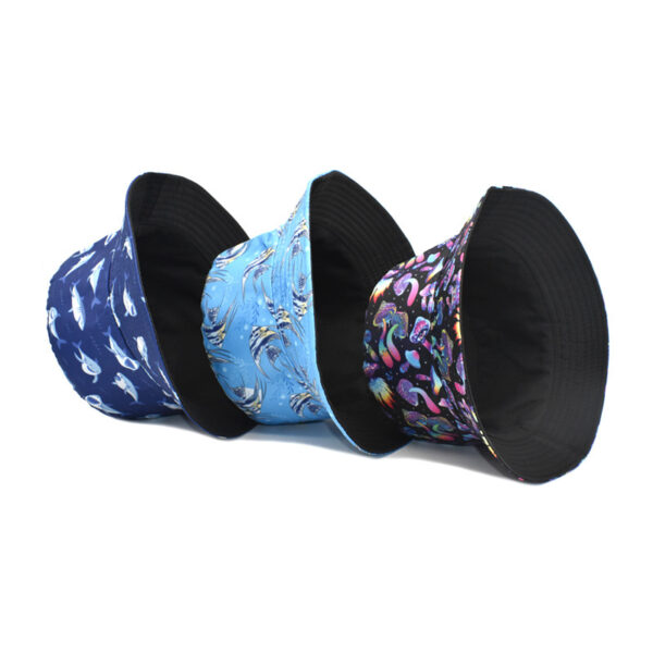 Wholesale Undersea Animal Mushroom Print Bucket Hat