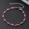 Wholesale Ethnic Style Classic Style Artistic Devil's Eye Heart Shape Simple 304 Stainless Steel Bracelets In Bulk