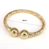 Wholesale Streetwear Round Copper Plating 18k Gold Plated Bracelets Necklace