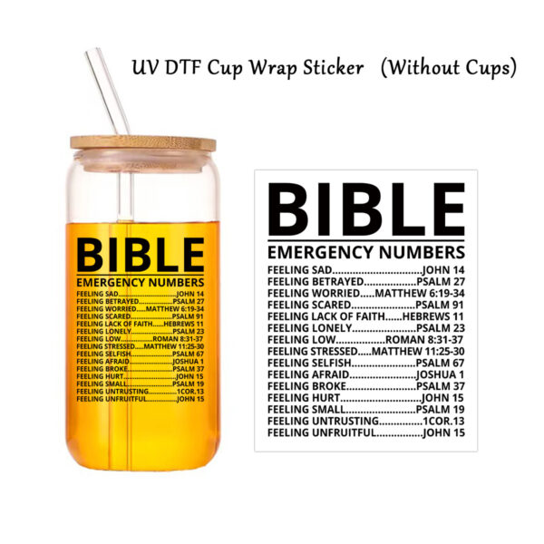 Wholesale Christmas 16oz cup sticker glass sticker crystal sticker