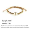 Fashion Geometric Natural Freshwater Pearl Copper Knitting Bracelets