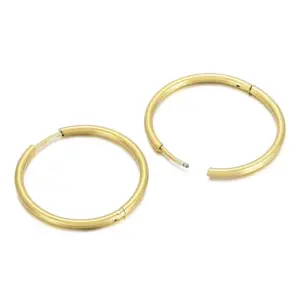 Wholesale PVD Coated 18K Gold Plated Geometric Stainless Steel Fashion Waterproof Non Tarnish Earrings