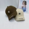 Wholesale Internet celebrity embroidered letters destroyed edging hat travel baseball cap retro hard top small baseball cap 2024 spring and autumn