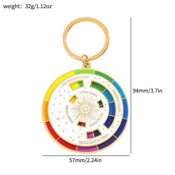 Wholesale Aliexpress Hot Sale Save Your Color Difficult Turntable Keychain Creative Color Car Keychain