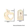 PVD Coated Real Gold Plated Ft Stainless Steel Retro Waterproof Non Tarnish Ear Studs