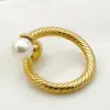 Wholesale PVD Coated Real Gold Plated 14K Gold Solid Color 304 Stainless Steel Roman Style Commute Waterproof Non Tarnish Rings