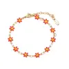 Elegant Flower Stainless Steel Plating Bracelets