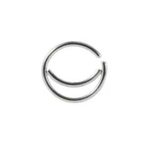 Steel Crescent Moon / Rod Thickness * Inner Diameter 0.8x8mm