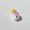 Wholesale Perforated Soft Rubber Cartoon Snowman Hat Beads