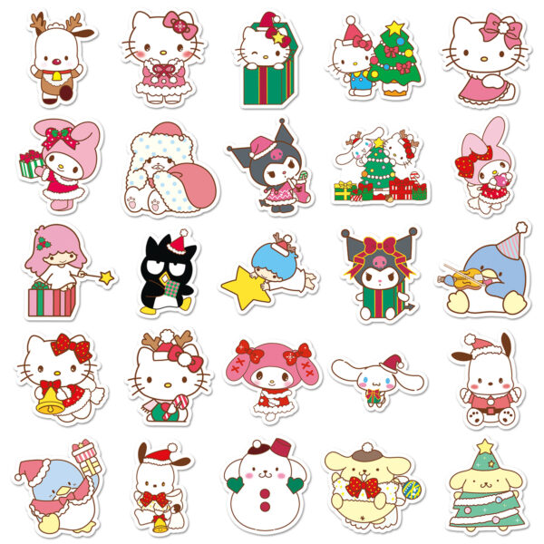 Wholesale Christmas stickers personalized cartoon cute stickers OLY Exclusive