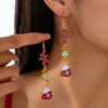Wholesale Christmas tree gingerbread man earrings