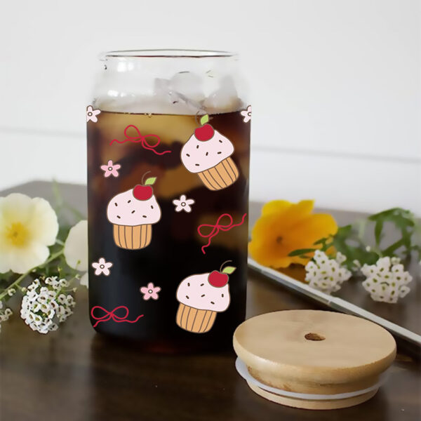 Wholesale Uv Transfer Sticker Glass Cup Crystal Label Crystal Sticker Cross-Border Exclusive for 16oz Glass Cup Special Sticker 23Cmx11Cm