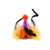 Wholesale Pet Cat Dog Rabbit Halloween Sequins Lace Solid Hat Bat Bow Collar Headwear