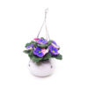 Wholesale 1:12 dollhouse dollhouse mini pocket clay flower hanging pot plant hanging pot phalaenopsis model