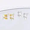 Wholesale 1 Pair Elegant Simple Style Round Star Heart Shape Plating Copper Pearl Zircon Ear Studs