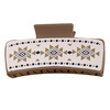 10-5 square PU leather three light coffee