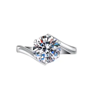 Button Wall Six-Claw Ring Tjz1182 / Adjustable Opening