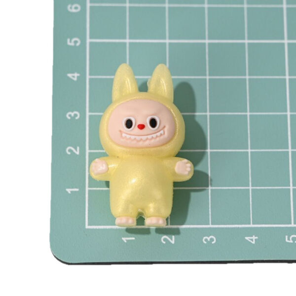 Wholesale Standing cloth cloth luminous rubber beads diy mobile phone chain accessories handmade beaded key chain cute grain